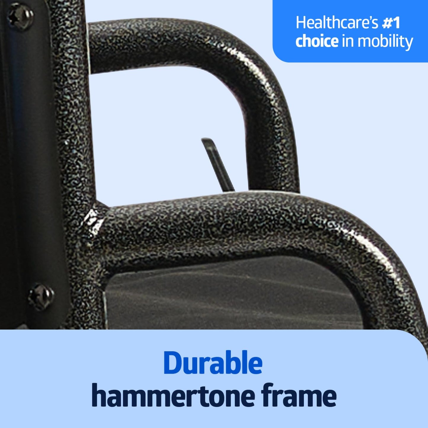WellBeing Life Comfortable Folding Wheelchair