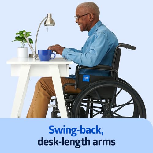 WellBeing Life Comfortable Folding Wheelchair